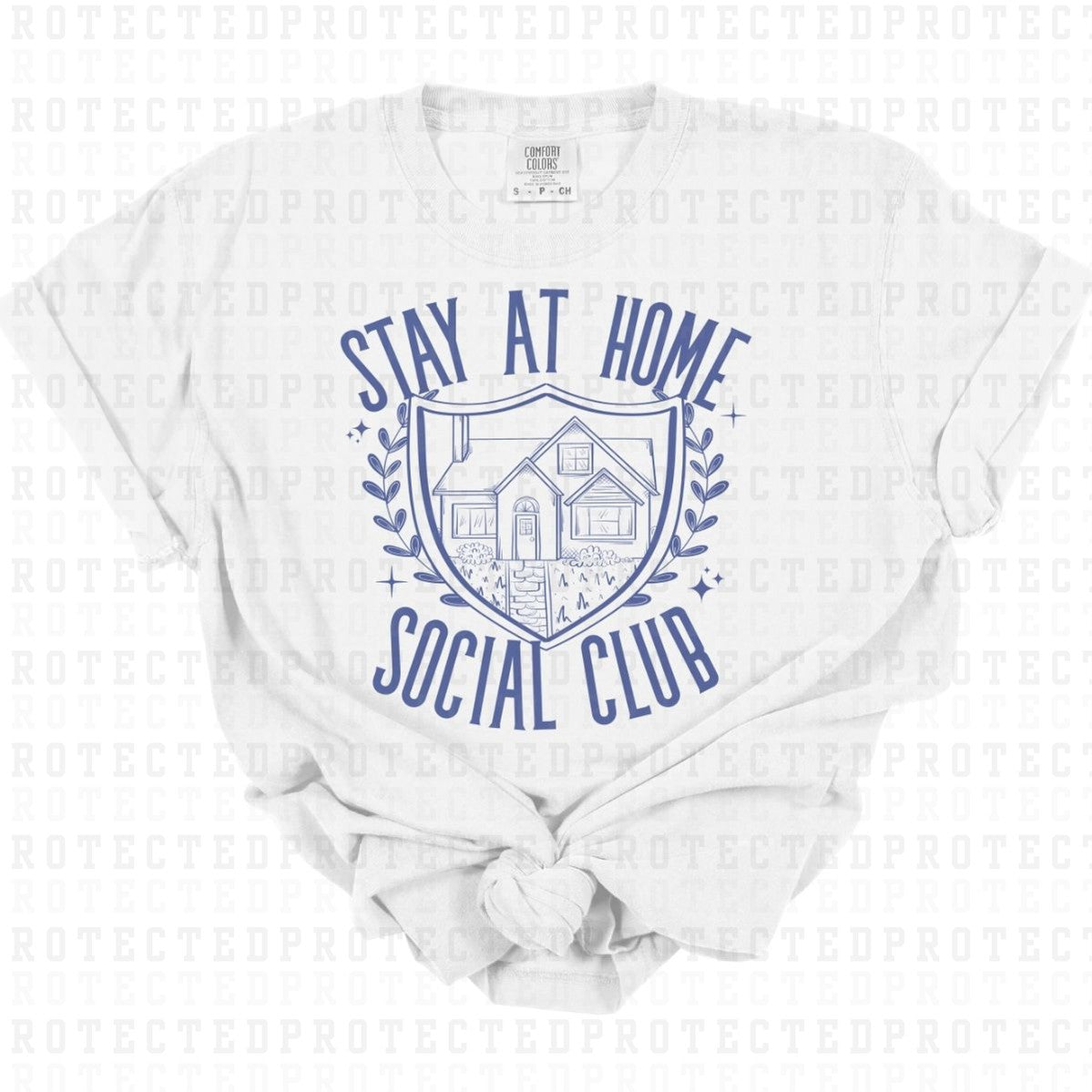 STAY AT HOME *SINGLE COLOR* - DTF TRANSFER