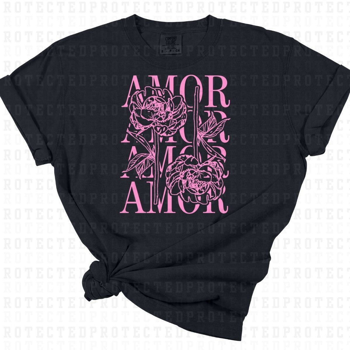 AMOR 4X *SINGLE COLOR* - DTF TRANSFER