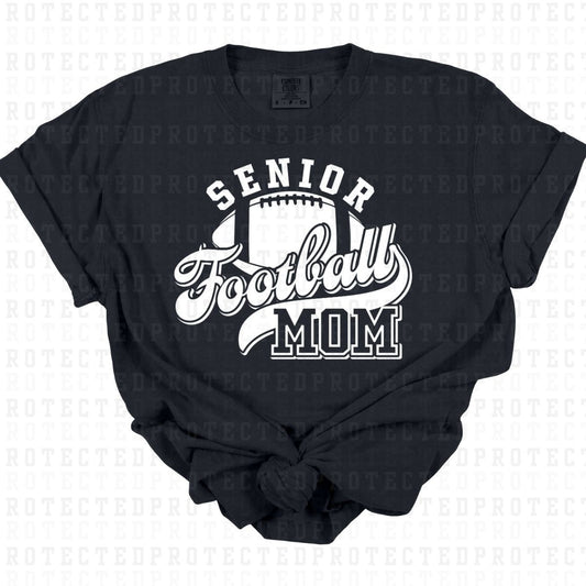 SENIOR FOOTBALL MOM *SINGLE COLOR* - DTF TRANSFER