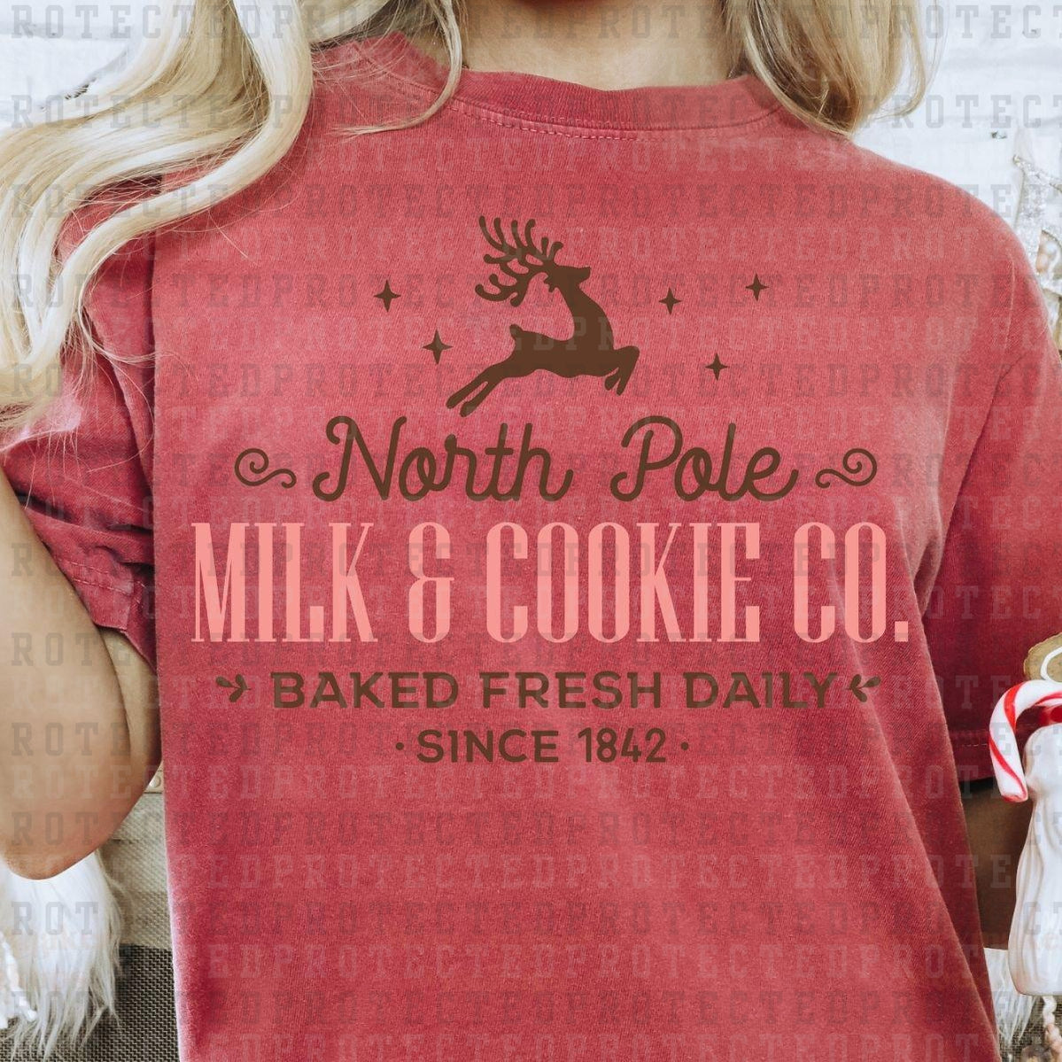 NORTH POLE MILK & COOKIE CO - DTF TRANSFER