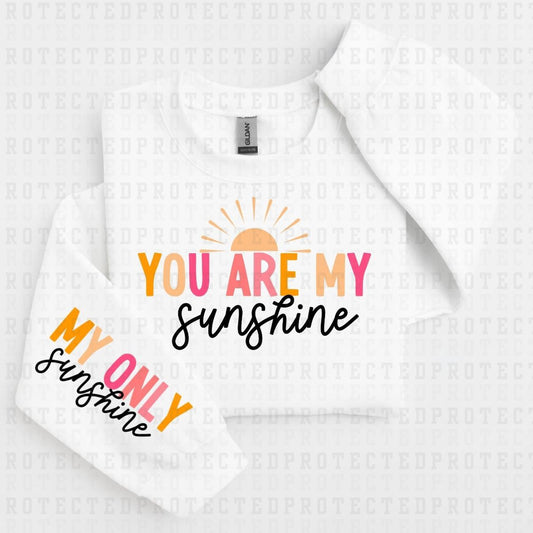 MY SUNSHINE *SLEEVE COMES IN 6"* (FULL FRONT+1 SLEEVE) - DTF TRANSFER