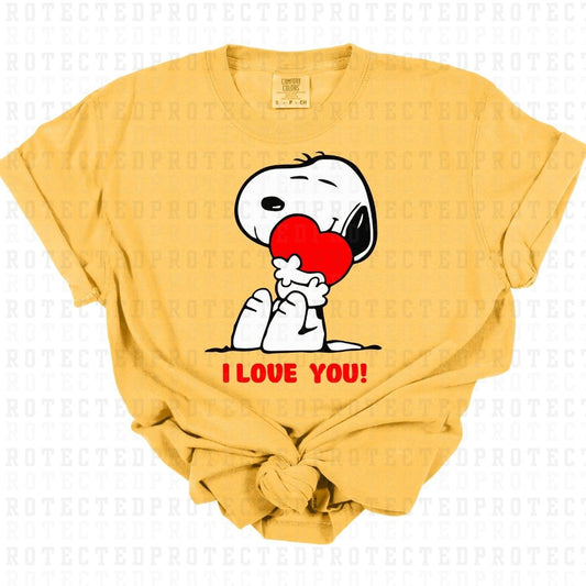 I LOVE YOU *PEANUTS* DTF TRANSFER