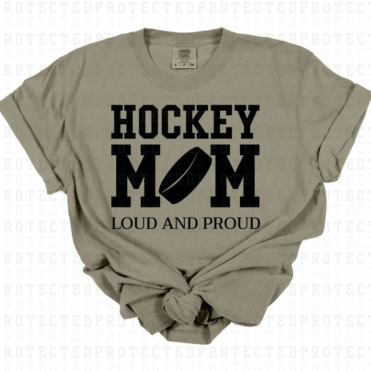 HOCKEY MOM *SINGLE COLOR* - DTF TRANSFER