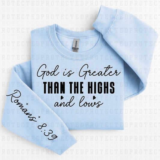 GOD IS *SINGLE COLOR - SLEEVE DESIGN COMES IN 6"* (FULL FRONT/1 SLEEVE) - DTF TRANSFER