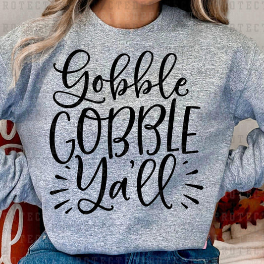 GOBBLE GOBBLE YALL *SINGLE COLOR* - DTF TRANSFER