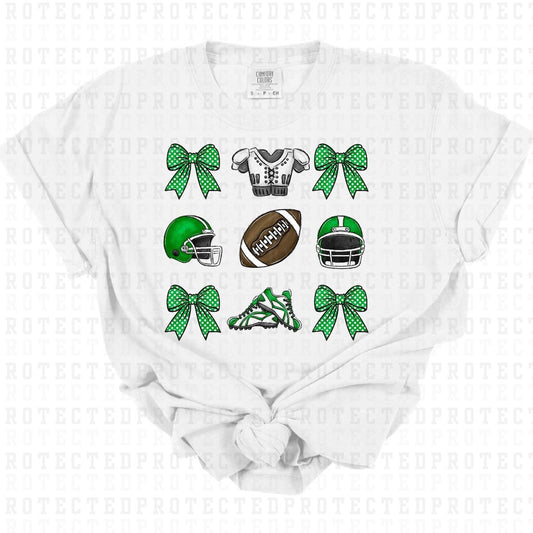 COQUETTE FOOTBALL *GREEN* - DTF TRANSFER