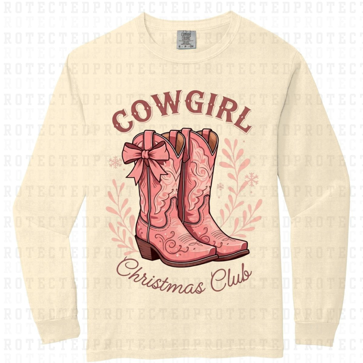 COQUETTE COWGIRL CHRISTMAS - DTF TRANSFER