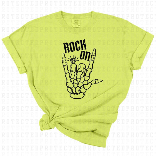 ROCK ON *SINGLE COLOR* - DTF TRANSFER