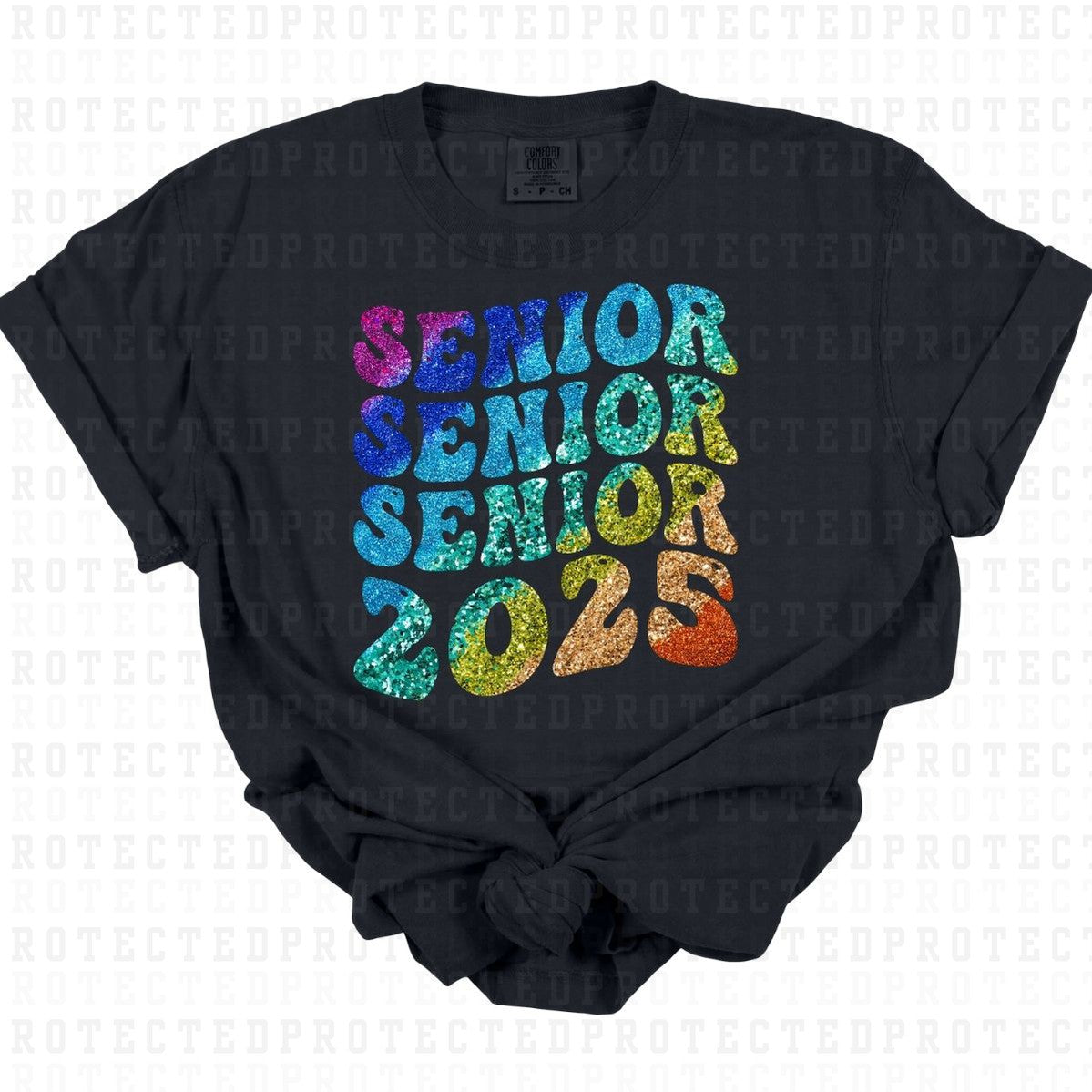 SENIOR 2025 *FAUX SEQUIN* - DTF TRANSFER