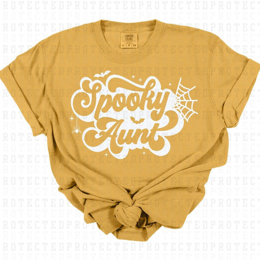 SPOOKY AUNT *SINGLE COLOR* - DTF TRANSFER