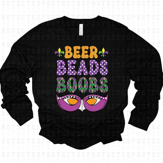 BEERS BEADS BOOBS - DTF TRANSFER