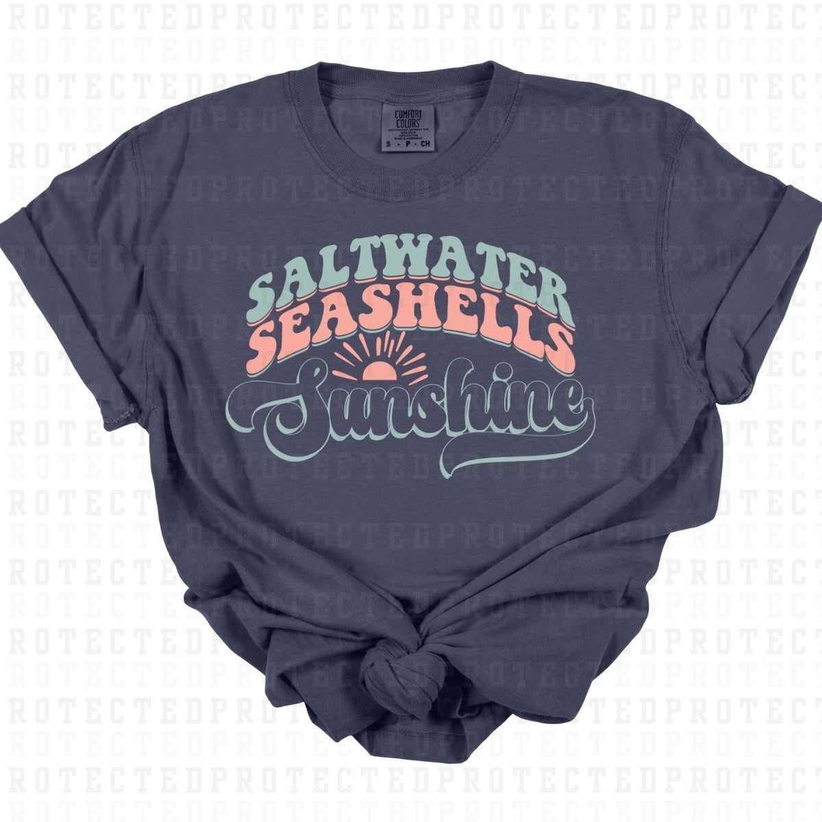 SALTWATER SEASHELLS SUNSHINE - DTF TRANSFER