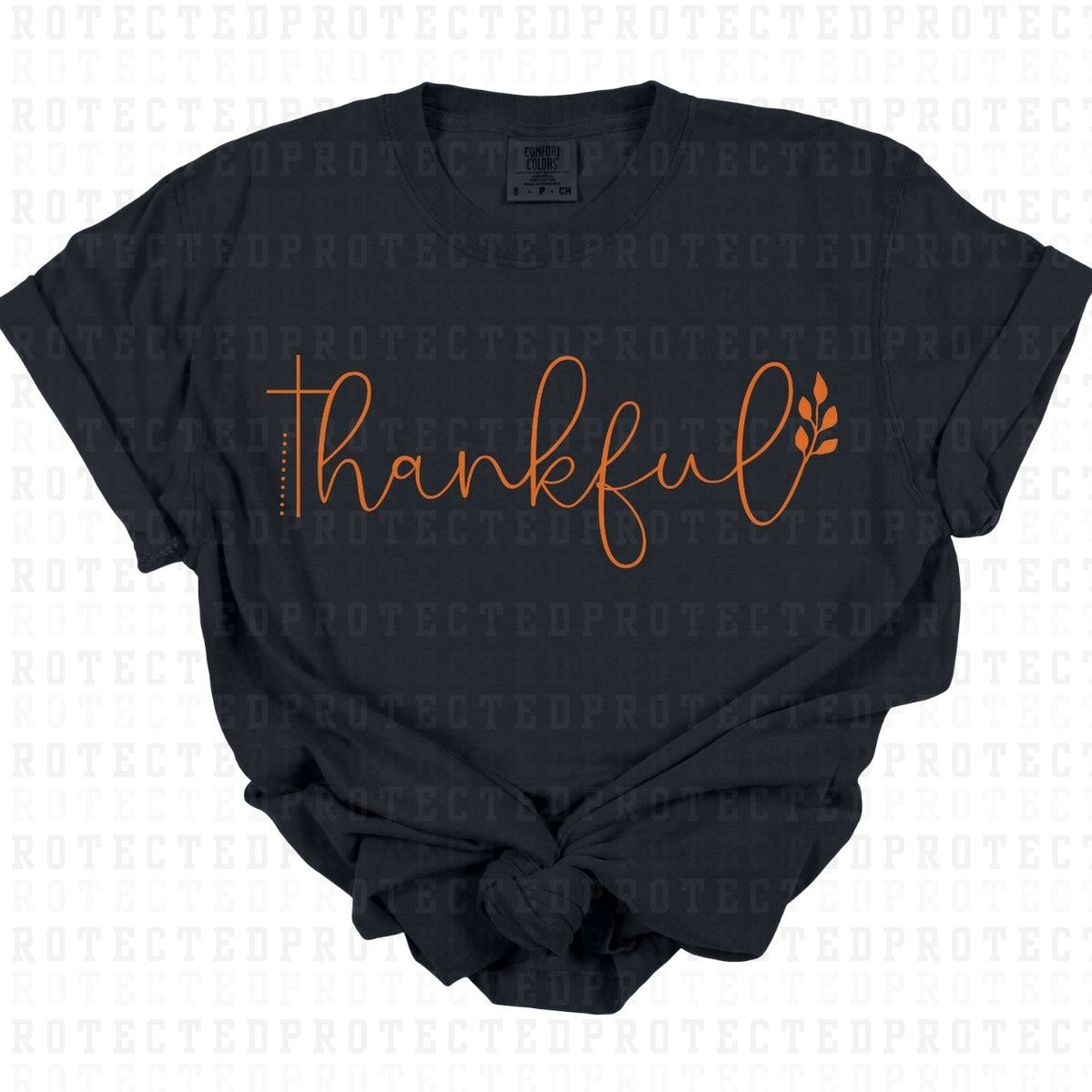 THANKFUL *SINGLE COLOR* - DTF TRANSFER