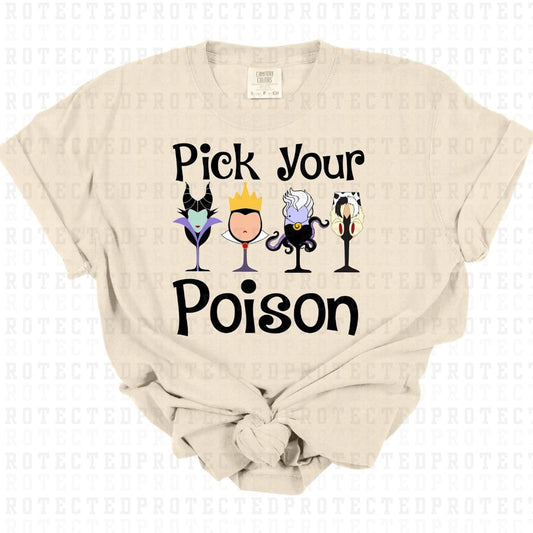 PICK YOUR POISON MAGICAL VILLAINS - DTF TRANSFER