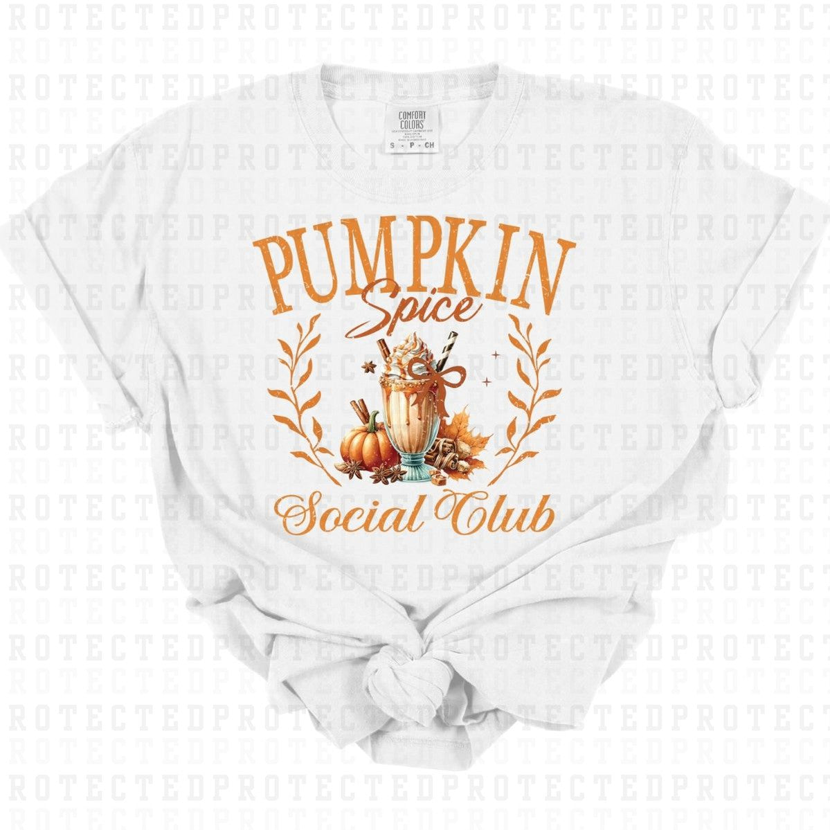 COQUETTE PUMPKIN SPICE *GRUNGE* - DTF TRANSFER