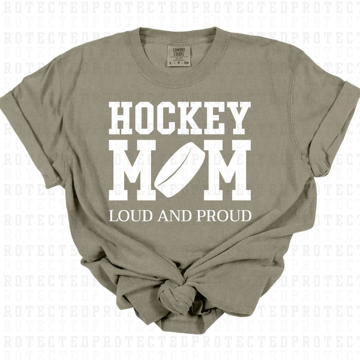 HOCKEY MOM *SINGLE COLOR* - DTF TRANSFER