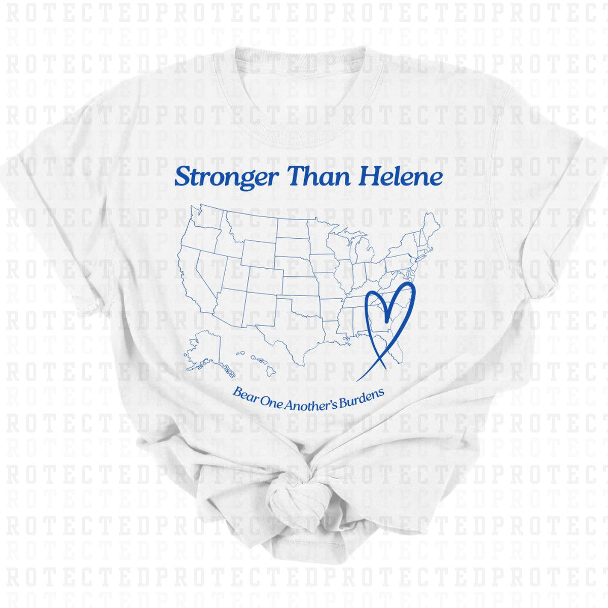 STRONGER THAN HELENE *SINGLE COLOR* - DTF TRANSFER