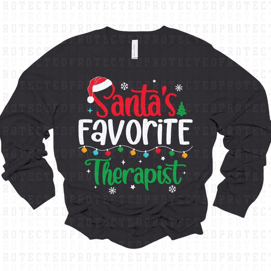 THERAPIST *SANTAS FAVORITE* - DTF TRANSFER