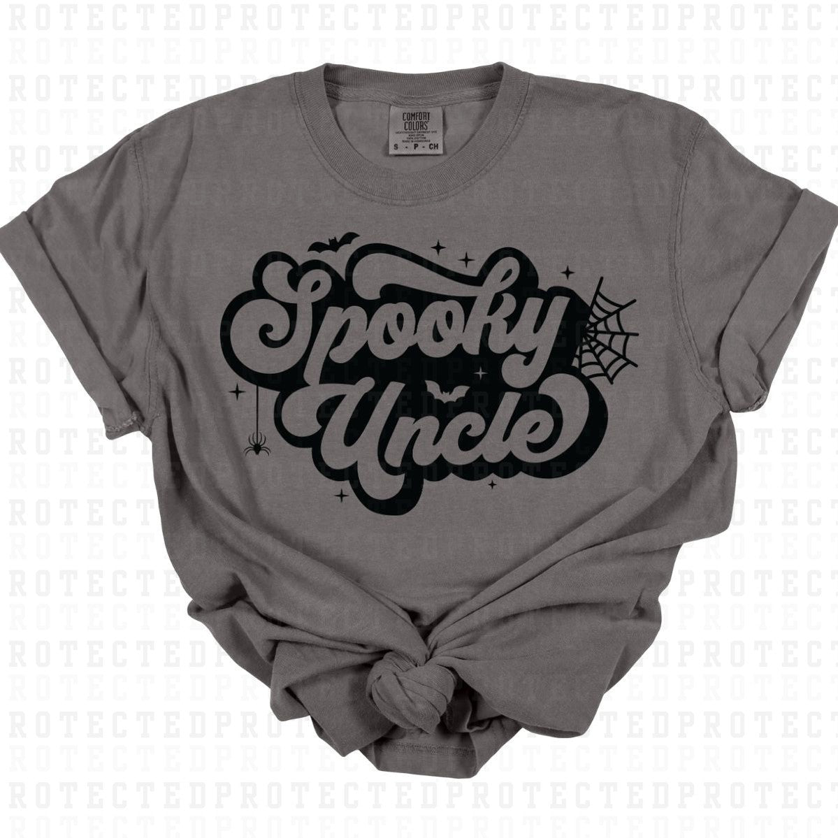 SPOOKY UNCLE *SINGLE COLOR* - DTF TRANSFER