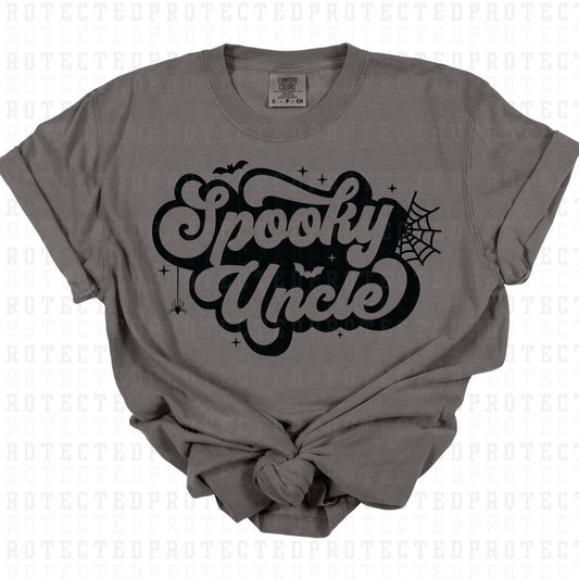 SPOOKY UNCLE *SINGLE COLOR* - DTF TRANSFER