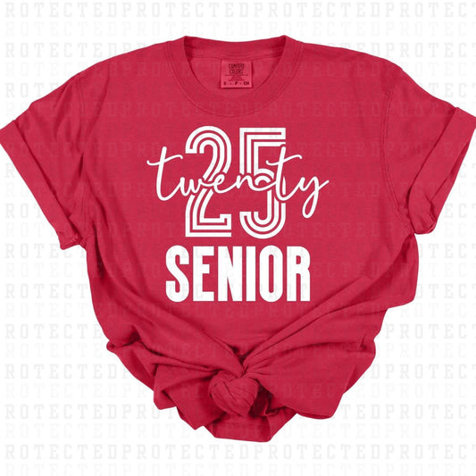 25 SENIOR *SINGLE COLOR* - DTF TRANSFER