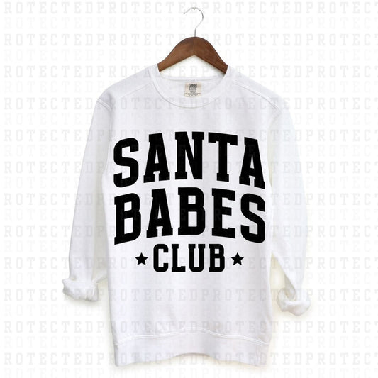 SANTA BABES CLUB *SINGLE COLOR* - DTF TRANSFER