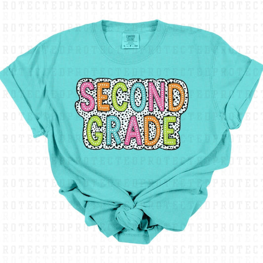 SECOND GRADE *W/GRUNGE* - DTF TRANSFER