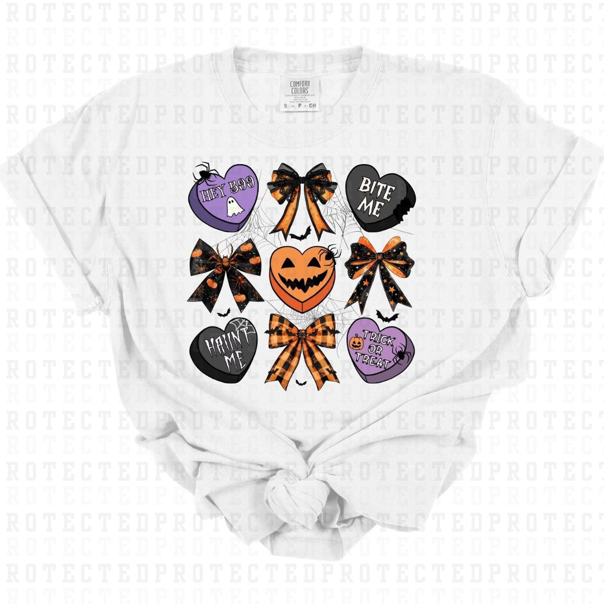 COQUETTE HALLOWEEN HEARTS - DTF TRANSFER