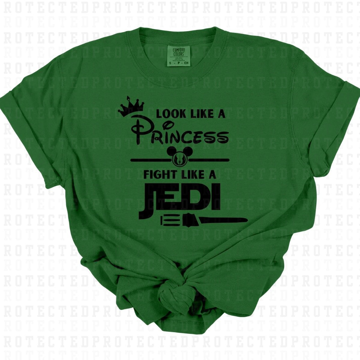 LOOK LIKE A PRINCESS *SINGLE COLOR* - DTF TRANSFER