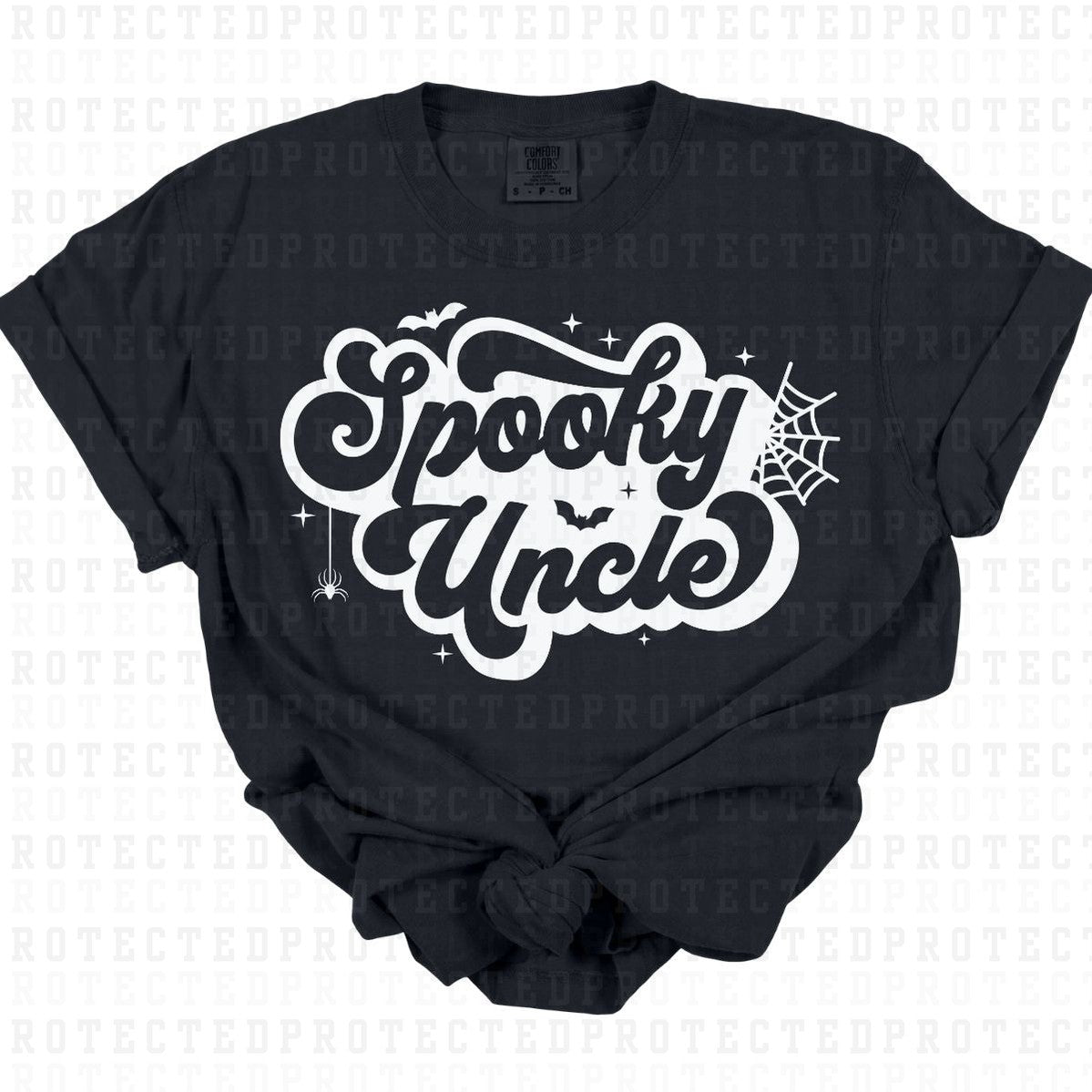 SPOOKY UNCLE *SINGLE COLOR* - DTF TRANSFER