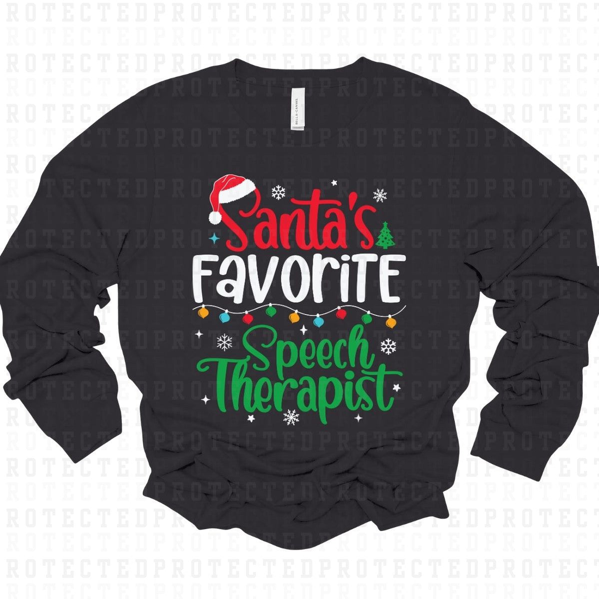 SPEECH THERAPIST *SANTAS FAVORITE* - DTF TRANSFER