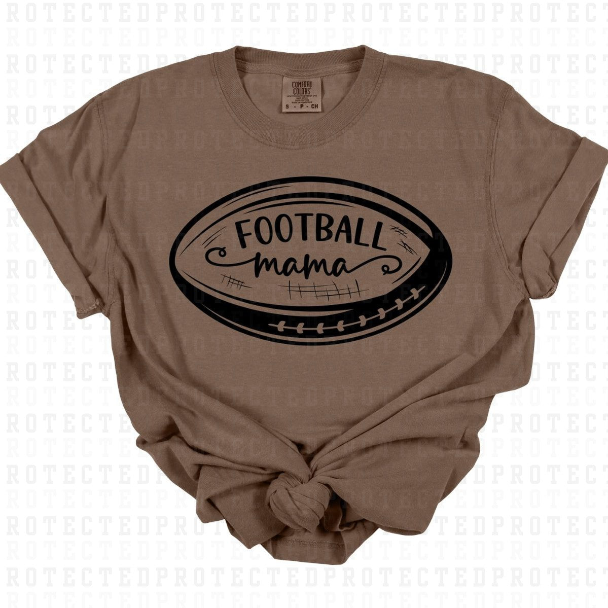 FOOTBALL MAMA *SINGLE COLOR* - DTF TRANSFER