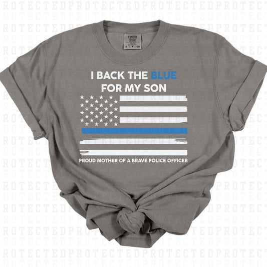 I BACK THE BLUE FOR MY SON - DTF TRANSFER