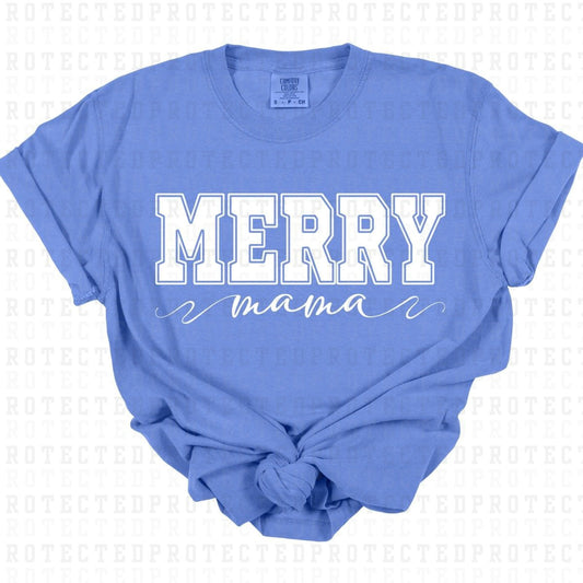 MERRY MAMA *SINGLE COLOR* - DTF TRANSFER