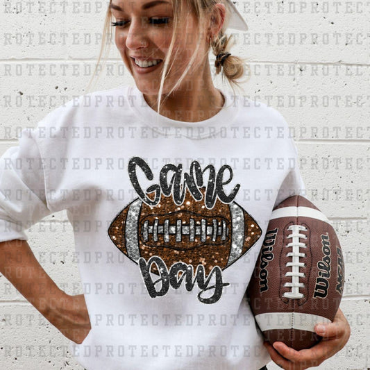 FOOTBALL GAME DAY SEQUIN - DTF TRANSFER