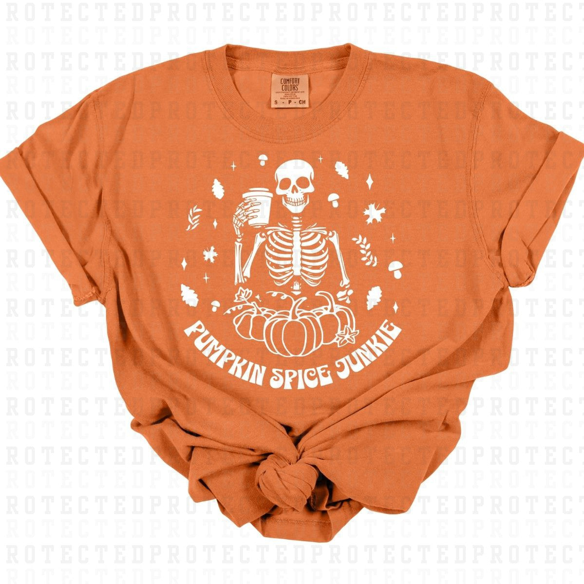 PUMPKIN SPICE JUNKIE *SINGLE COLOR* - DTF TRANSFER