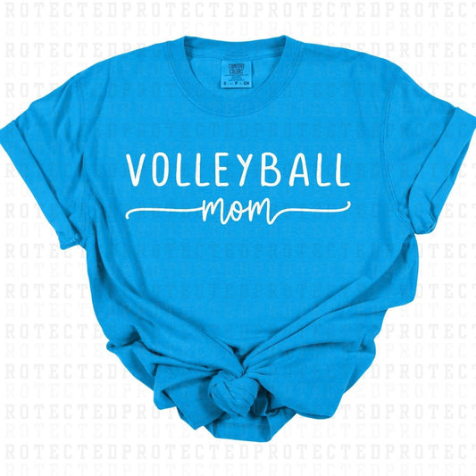 VOLLEYBALL MOM *WHITE - SINGLE COLOR* - DTF TRANSFER