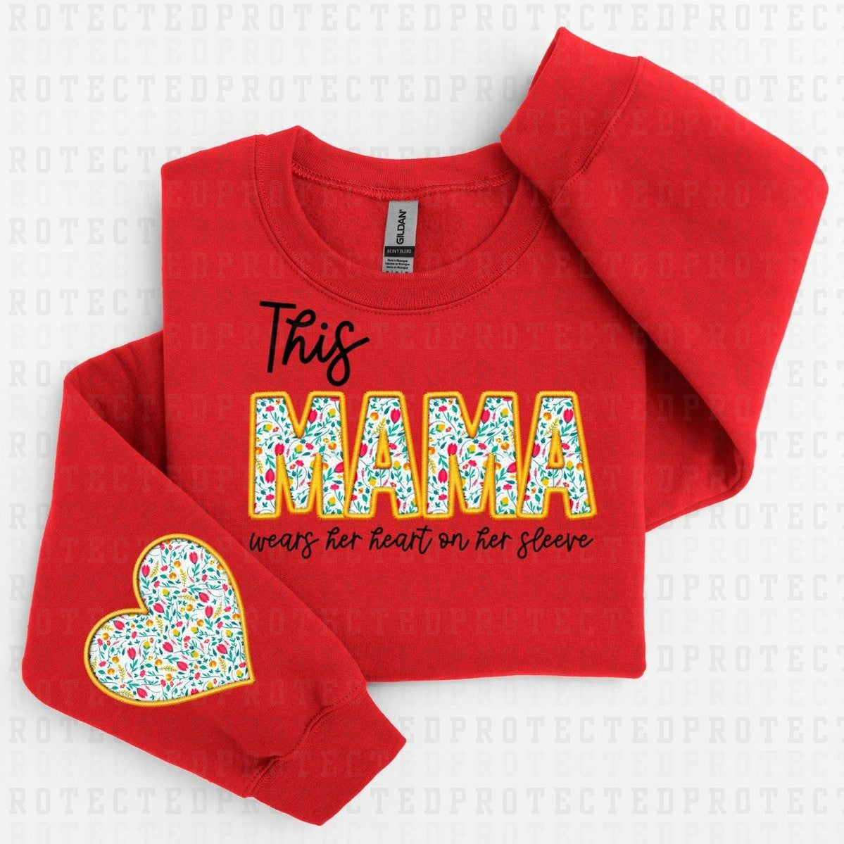 THIS MAMA *SLEEVE COMES IN 4"* (FULL FRONT+1 SLEEVE) - DTF TRANSFER