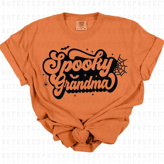 SPOOKY GRANDMA *SINGLE COLOR* - DTF TRANSFER