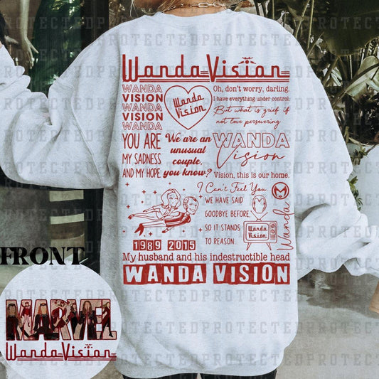 WANDA VISION (POCKET/BACK) - DTF TRANSFER