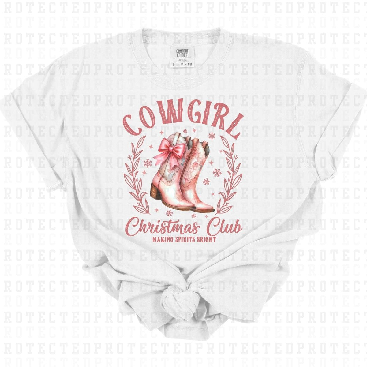 COQUETTE COWGIRL CHRISTMAS CLUB - DTF TRANSFER