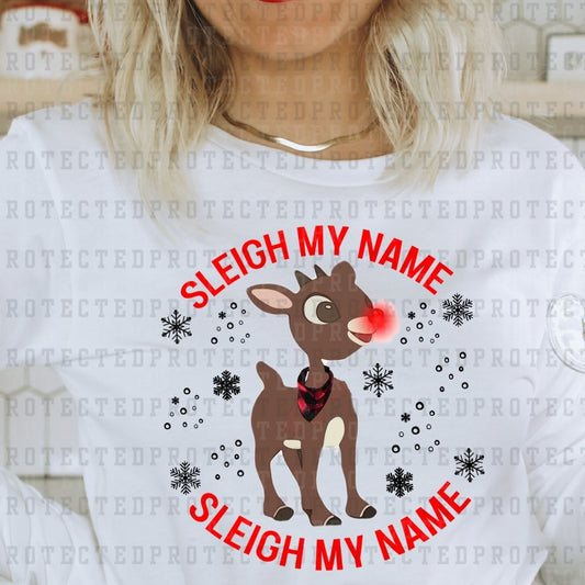 SLEIGH MY NAME SLEIGH MY NAME - DTF TRANSFER