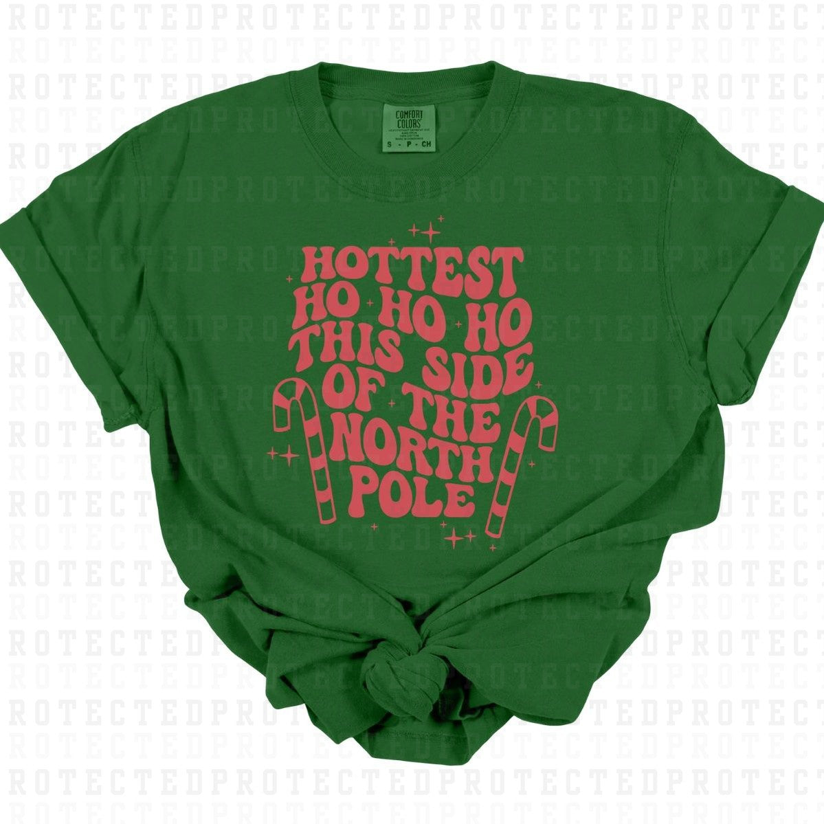 HOTTEST HO HO HO *SINGLE COLOR* - DTF TRANSFER