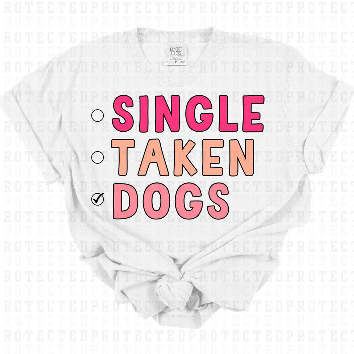 SINGLE TAKEN DOGS - DTF TRANSFER