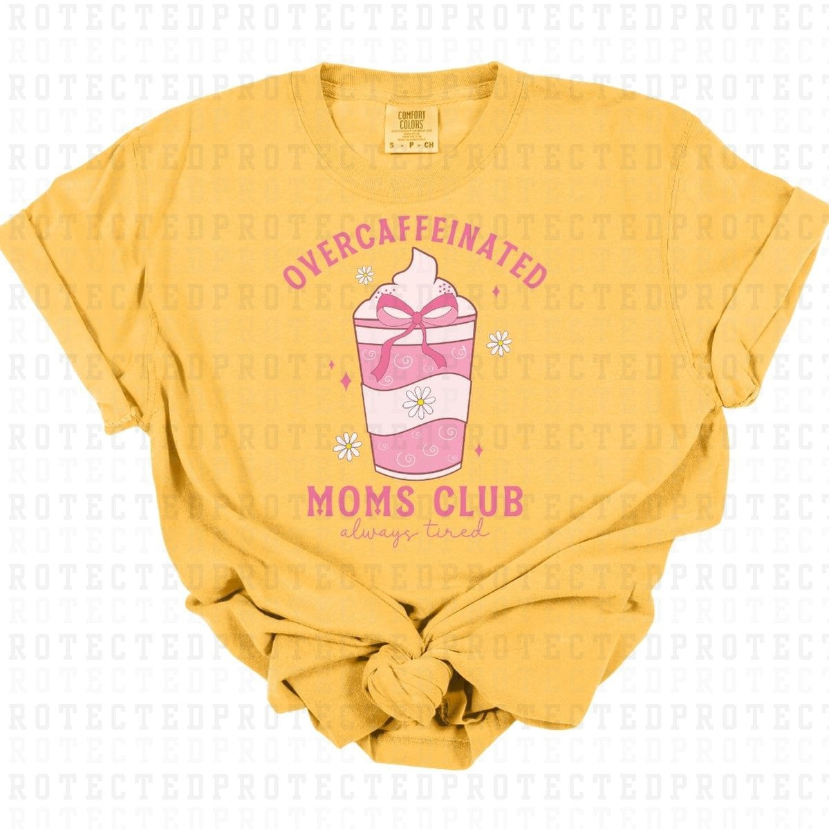 COQUETTE OVERCAFFEINATED MOMS CLUB - DTF TRANSFER