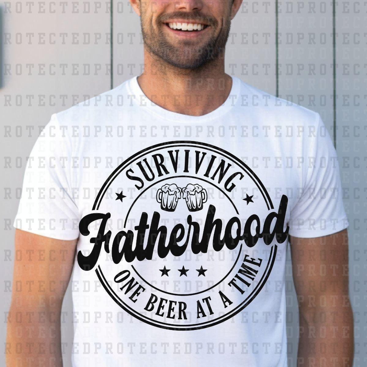 SURVIVING FATHERHOOD *SINGLE COLOR* - DTF TRANSFER