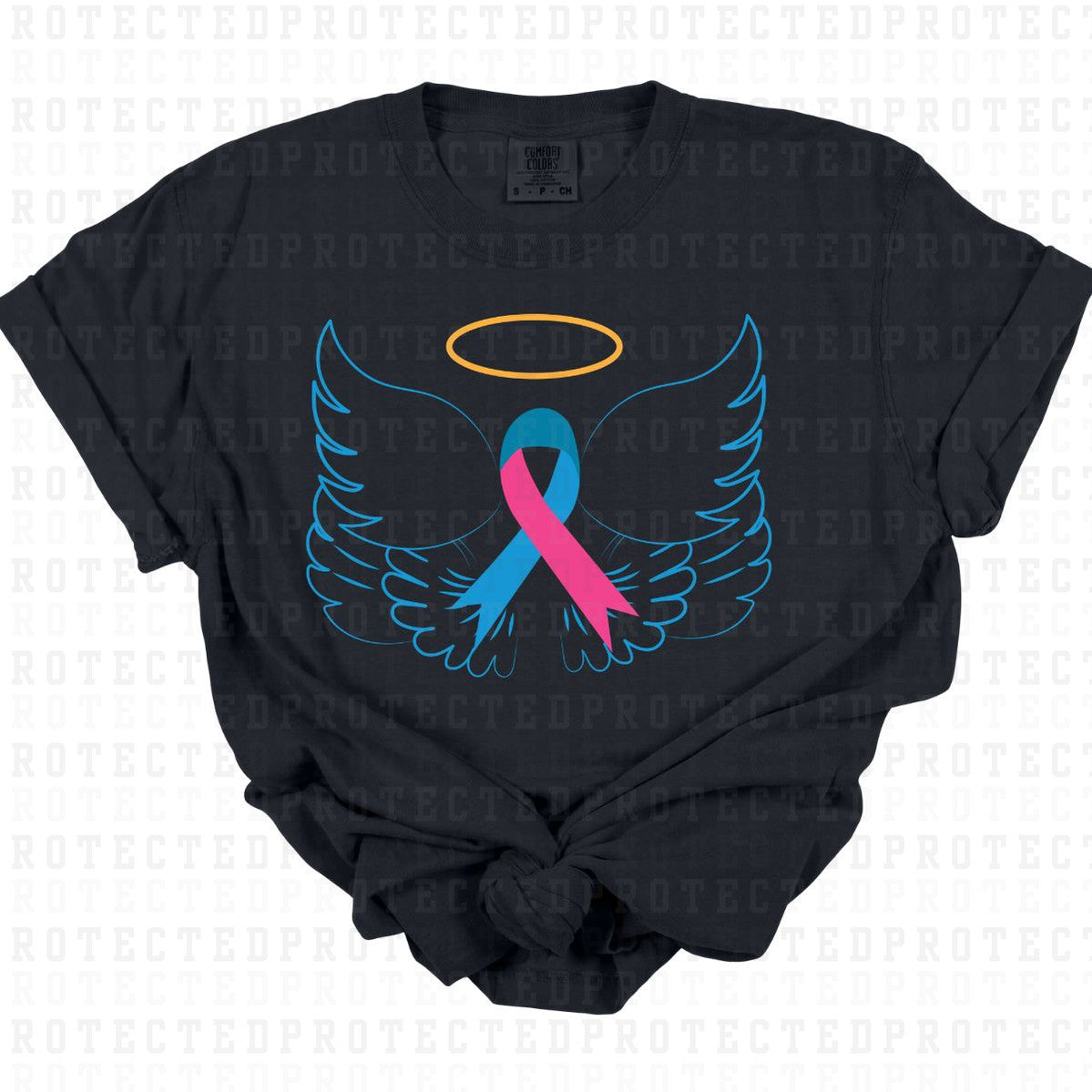 ANGEL WINGS RIBBON - DTF TRANSFER