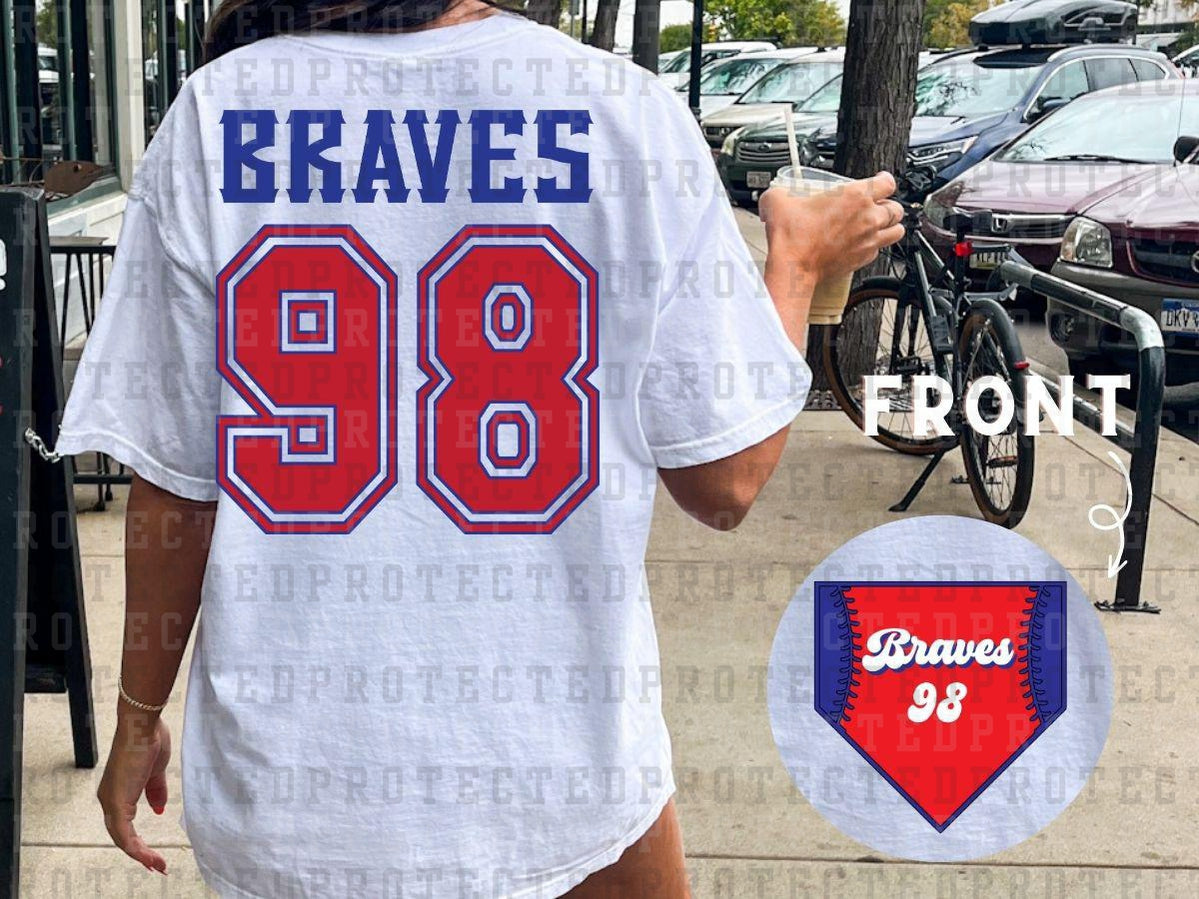 98 BRAVES *M WALLEN* (POCKET/BACK) - DTF TRANSFER