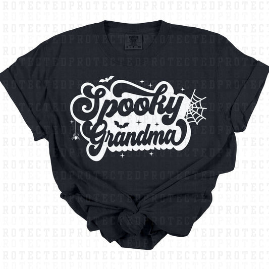 SPOOKY GRANDMA *SINGLE COLOR* - DTF TRANSFER