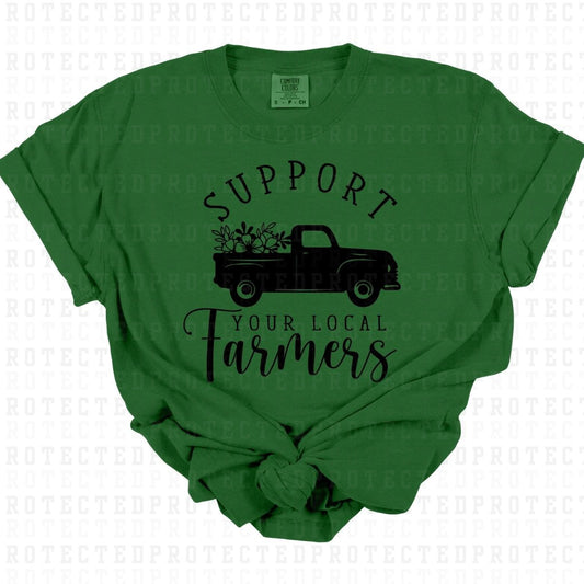 SUPPORT YOUR LOCAL FARMERS *SINGLE COLOR* - DTF TRANSFER